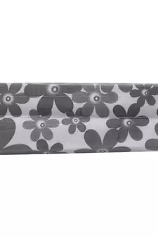 atorakushon   Gray Fabric Multipurpose Make Up Pouch Jewellery Cosmetic Organizer Necklace Pouches For Women Set of 3