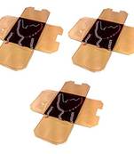 atorakushon   Velvet Necklace Pouch Jewellery Earring Organizer Traveling Kit for Women and Girls Pack 3 (Maroon)