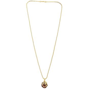 Lord Shiva Designer Pendant For Unisex Gold Plated Om Shri Rudraksha Pendant With Chain  4