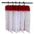 atorakushon   Satin Net Hanging Saree Cover Garments Wardrobe Organizer Pack of12 (maroon)