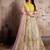 Light-pink embroidered art silk semi stitched lehenga