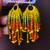 Yellow earrings