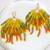 Yellow earrings