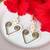White earrings