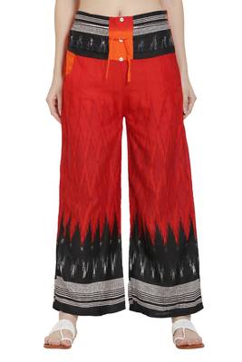 Multicolor printed rayon palazzo-pants 2