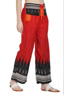 Multicolor printed rayon palazzo-pants 3