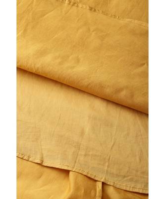 Ritu Kumar Yellow Half Sleeve Solid Long Kurta 5
