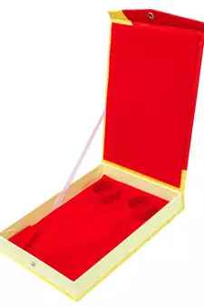 atorakushon Satin gold 1pc Jewellery Box Necklace Pouches Earrings full Set Box for Travelling Organizer Women And Girl