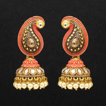 Red jhumkas 1