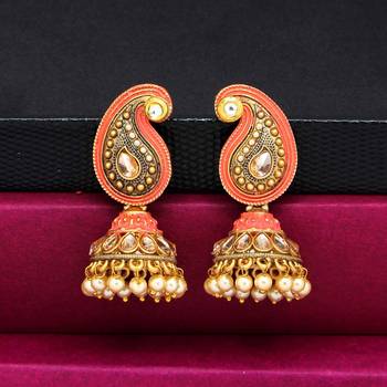Red jhumkas 2