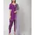 Nangalia Ruchira Purple embroidered Short Kurta with dhoti and dupatta