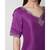 Nangalia Ruchira Purple embroidered Short Kurta with dhoti and dupatta