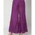 Nangalia Ruchira Purple Knee-length straight fit kurta with palazzo and organza dupatta