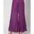 Nangalia Ruchira Purple Knee-length straight fit kurta with palazzo and organza dupatta