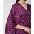 Nangalia Ruchira violet draped dress
