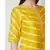 Nangalia Ruchira Yellow hilo leheriya long Kurti with bhandhej palazzo