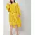 Nangalia Ruchira Yellow Short length kaftan style free and comfortable dress