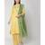 Nangalia Ruchira Yellow Printed kurta set with palazzo and dupatta