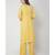 Nangalia Ruchira Yellow Printed kurta set with palazzo and dupatta