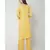 Nangalia Ruchira Yellow Printed kurta set with palazzo and dupatta