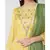 Nangalia Ruchira Yellow Printed kurta set with palazzo and dupatta
