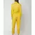 Nangalia Ruchira  Yellow Relaxed bhandhej collared printed shirt with a knot and bhandhej pants