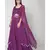 Nangalia Ruchira Purple Skirt style with handwork blouse and cape set with belt