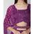 Nangalia Ruchira Purple Skirt style with handwork blouse and cape set with belt
