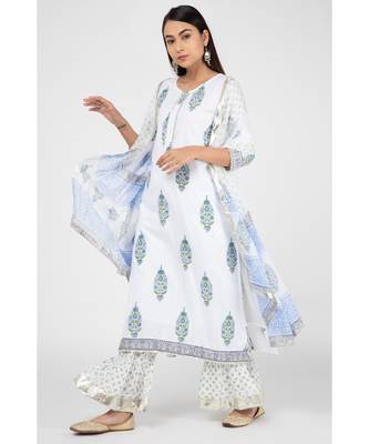 Blue Mahal Suit Set 1