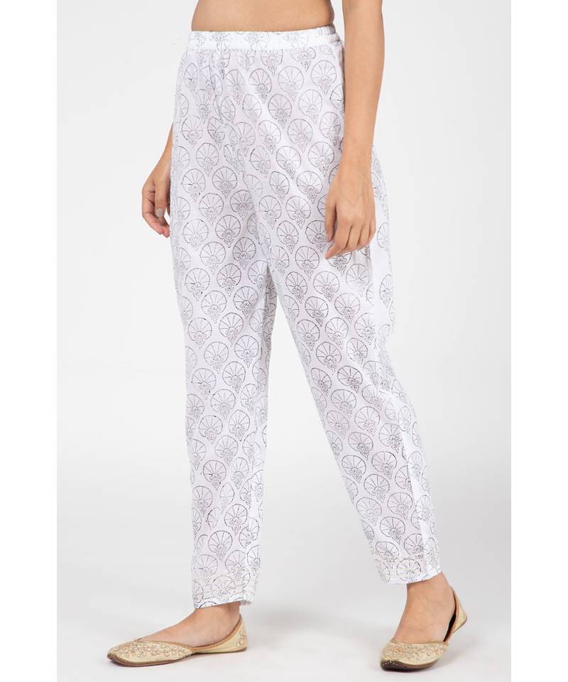 Blue Rune Cotton Suit Set