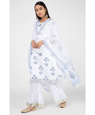 Cloud White Suit Set 1
