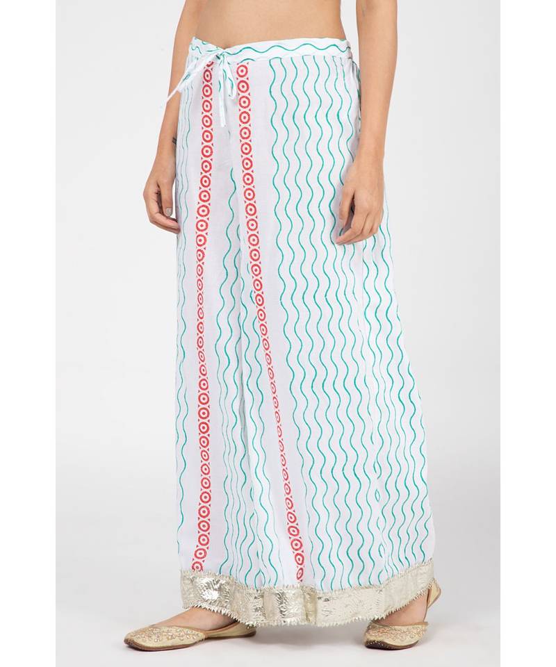 Red Tribe Cotton Suit Set