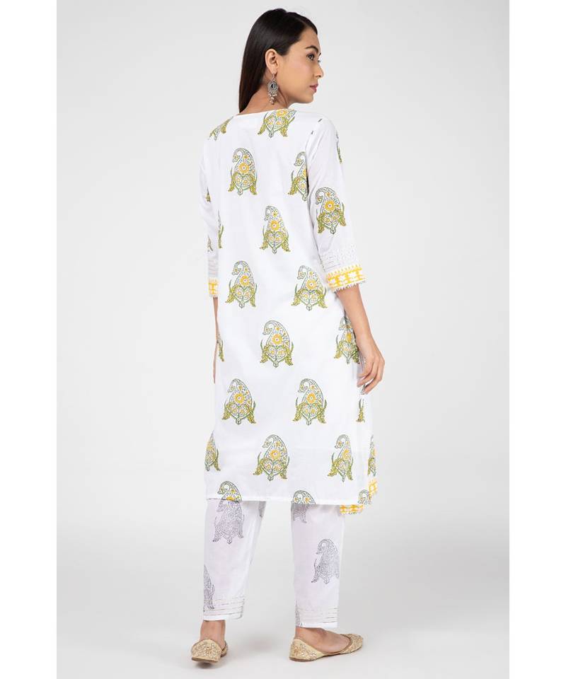 White Canary Suit Set