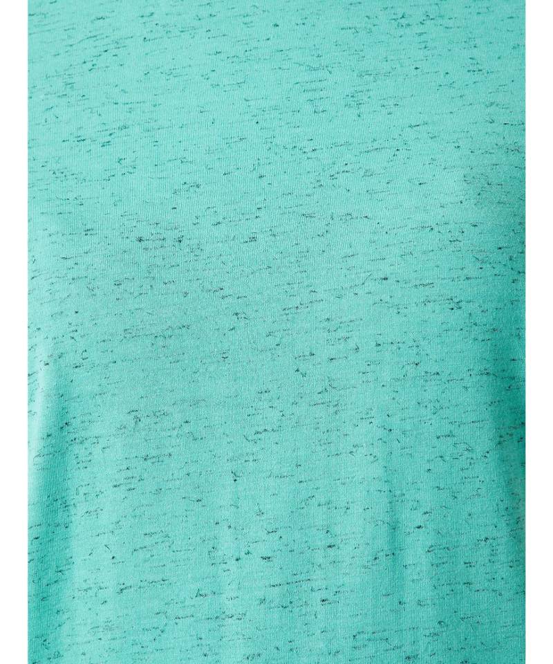 Women's Green Round Neck full_sleeve Cotton Solid Paneled Tie-Up Knotted Buttoned Top