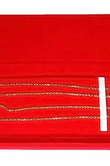 atorakushon   Maroon Chain Storage Box Organiser Easy to Carry Pack of 4