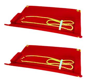 atorakushon   Maroon Chain Storage Box Organiser Easy to Carry Pack of 2 1