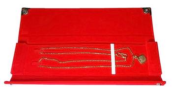 atorakushon   Maroon Chain Storage Box Organiser Easy to Carry Pack of 1 3