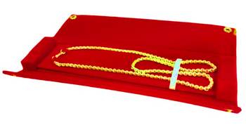 atorakushon   Maroon Chain Storage Box Organiser Easy to Carry Pack of 1 4