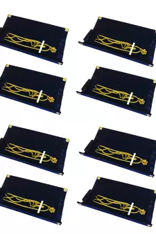 atorakushon   Blue Chain Storage Box Organiser Easy to Carry Pack of 8