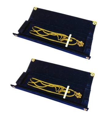 atorakushon   Blue Chain Storage Box Organiser Easy to Carry Pack of 2 1
