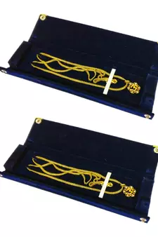 atorakushon   Blue Chain Storage Box Organiser Easy to Carry Pack of 2
