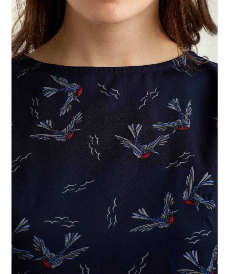 Women's Multicolored Round Neck sleeveless Printed Crop Top