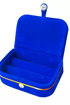 atorakushon   Velvet Jewellery Box Necklace Ring Box Earring Folder Travelling Organizer Pack of 4 (multicolor)