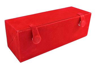 atorakushon   Velvet Jewellery Box Necklace Ring Box Earring Folder Travelling Organizer Pack of 4 (multicolor) 4