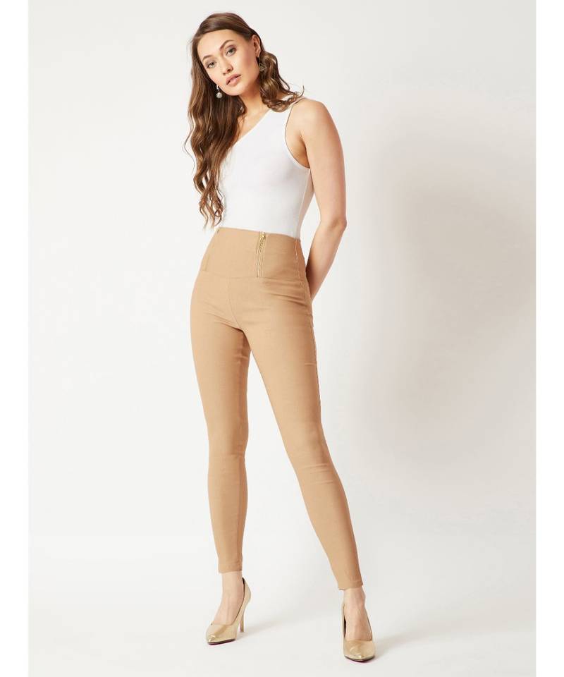 Beige Bridge Of Madison High Waist Jeggings