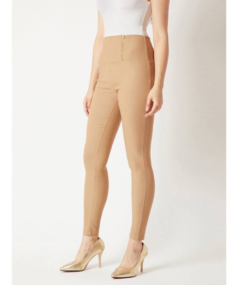 Beige Bridge Of Madison High Waist Jeggings