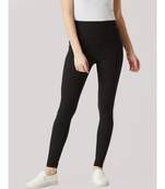 Black Space Bound Twill High Waist Jeggings