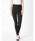 Black Yes Indeed High Waist Twill Jeggings