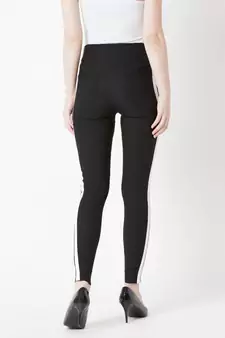 Black Yes Indeed High Waist Twill Jeggings