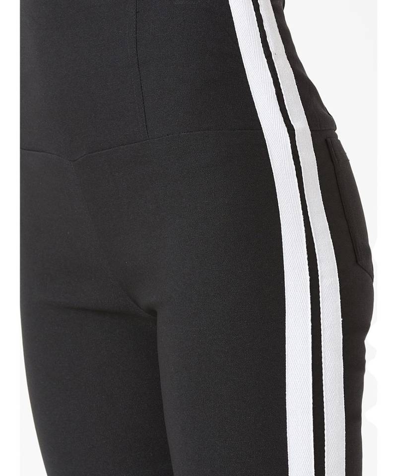 Black Yes Indeed High Waist Twill Jeggings